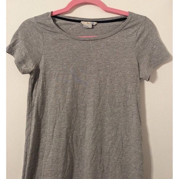 Boden US 2 Solid Grey Short Sleeve Dress Navy Casual - Picture 3 of 12